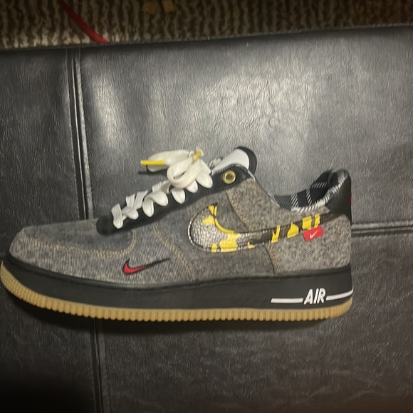 Nike Air Force one low remix black - Picture 3 of 8